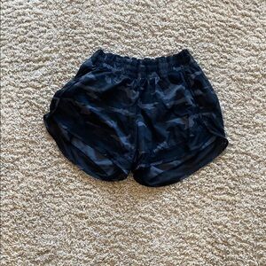 Athleta Black Camo Athletic Shorts